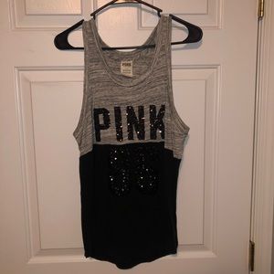 Pink brand tank top